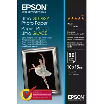 Epson Ultra Glossy Photo Paper - 10x15cm - 50 listov
