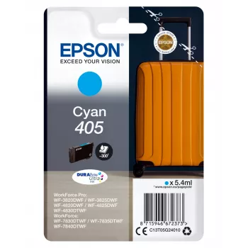 Epson 405 atramentová kazeta 1 ks originálna štandardná výťažnosť azúrová