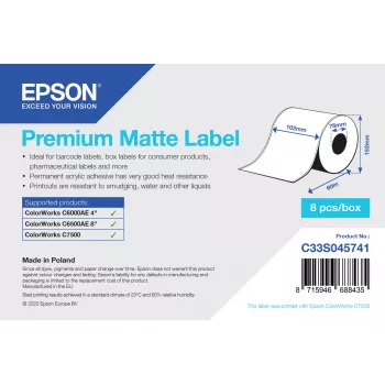 Epson C33S045741 tlačová etiketa samolepiaca tlačová etiketa