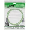 InLine priemyselný sieťový kábel, M12 8-pin X-kódovaný na RJ45 konektor samec, Cat.6A PUR 1m