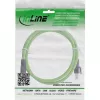 InLine priemyselný sieťový kábel, M12 4-pólový D-kódovaný konektor samec na RJ45, PUR 20m