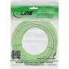 InLine priemyselný sieťový kábel, M12 8-pólový X-kódovaný na RJ45 konektor samec, Cat.6A PUR 20m