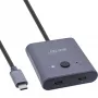 InLine USB-C prepínač, obojsmerný prepínač, 10 Gb/s, 100 W