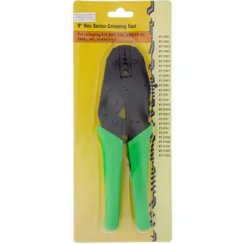 InLine krimpovacie kliešte Coax HT-336G pre RG 58,59,62,174 WBC 110 195/200 240