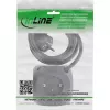 InLine Charging Cube InLine 16499B 3x ochranný kontakt 2x USB-C 2x USB-A čierna 2 m