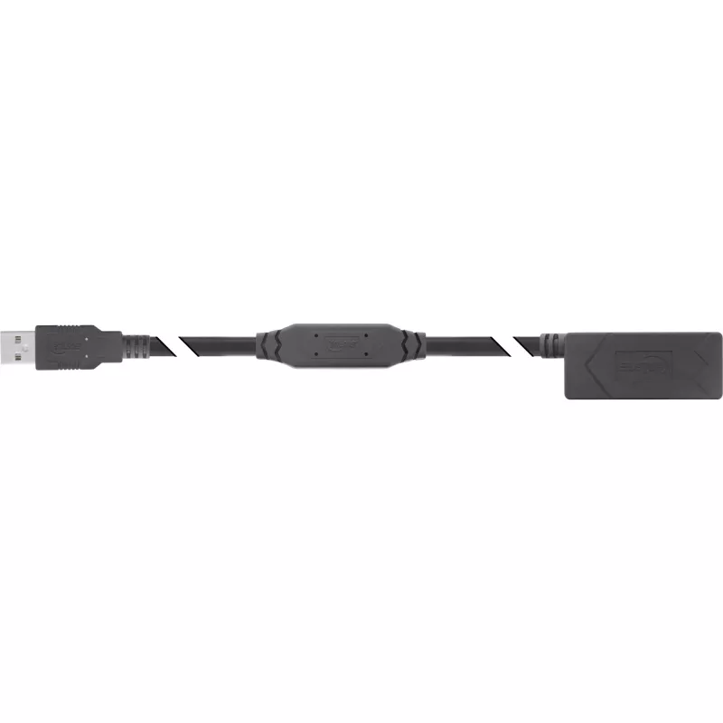 InLine USB 2.0 aktívne predĺženie USB-A konektor samec/samica 20 m 0,48 Gbit/s