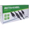 InLine USB 2.0 aktívny kábel, USB-A konektor samec na USB-B konektor samec, 25 m
