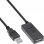 InLine USB 2.0 aktívne predĺženie, USB-A konektor samec/samica, 7,5 m