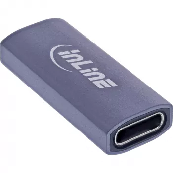 USB-C adaptér InLine 35900E sivý konektor 1 USB-C konektor 2 USB-C