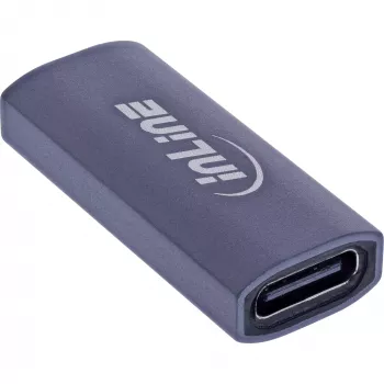 USB-C adaptér InLine 35900E sivý konektor 1 USB-C konektor 2 USB-C