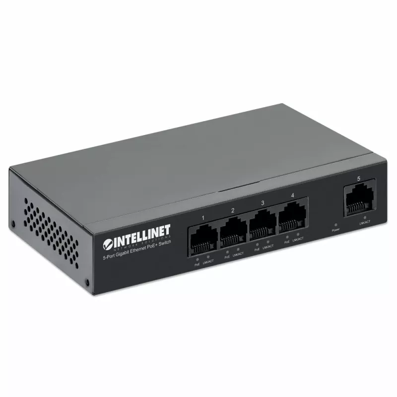 Intellinet 561792 sieťový switch Gigabit Ethernet (10/100/1000) Power over Ethernet (PoE) čierna