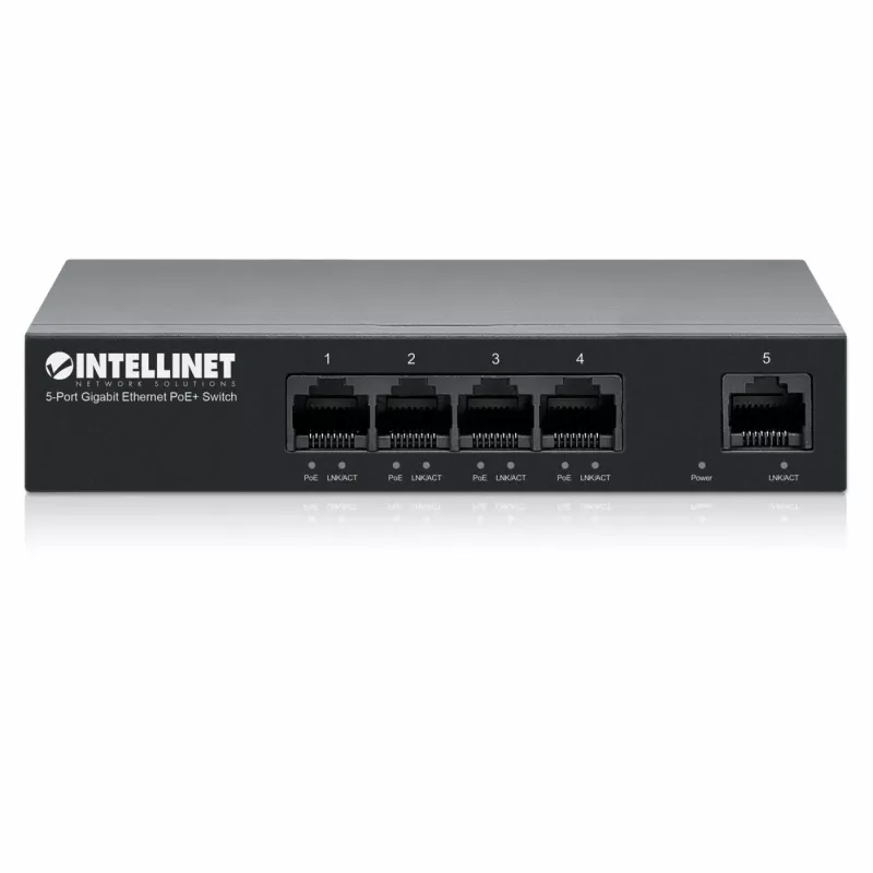 Intellinet 561792 sieťový switch Gigabit Ethernet (10/100/1000) Power over Ethernet (PoE) čierna