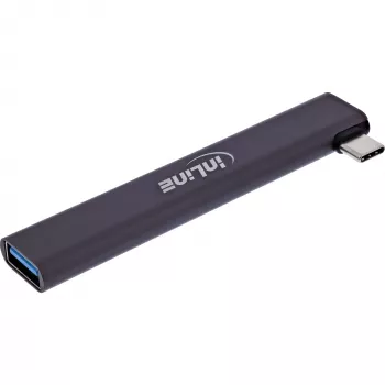 InLine štíhly USB-C hub, 4-portový, USB 3.0 + 3x USB 2.0, štíhly dizajn
