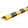 Durable S10 plastová plochá páska 1000mm čierna žltá 40mm
