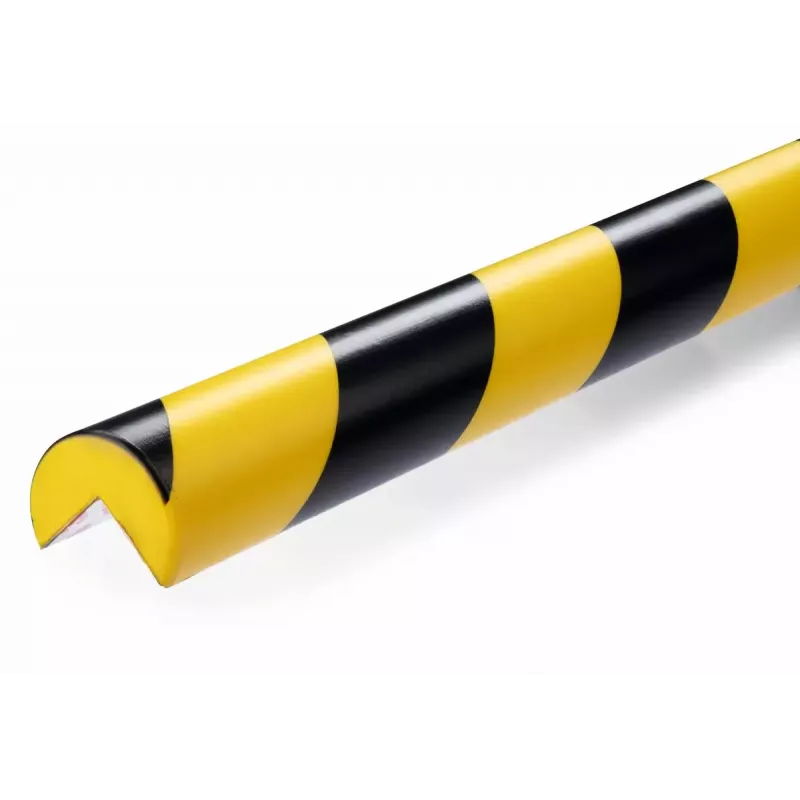 Durable C25R polyuretánový produkt čierna žltá zaoblený 1000 mm