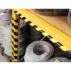 Durable C25R polyuretánový produkt čierna žltá zaoblený 1000 mm