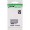 InLine USB4 adaptér, USB-C konektor samec/samica vpravo/vľavo zahnutý, hliník, sivý