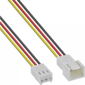 InLine predlžovací kábel ventilátora 3-pin Molex konektor samec/samica dĺžka 2 m