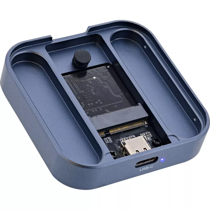 InLine Clip Case - magnetické USB-C puzdro pre SATA III & NVMe M.2 SSD