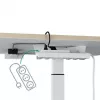 Doska počítačového stola Leitz 65340001 štvorcová hliník tmavosivá 600x800x650mm
