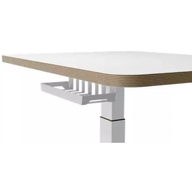 Doska počítačového stola Leitz 65340001 štvorcová hliník tmavosivá 600x800x650mm