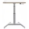 Doska počítačového stola Leitz 65340001 štvorcová hliník tmavosivá 600x800x650mm