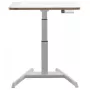 Doska počítačového stola Leitz 65340001 štvorcová hliník tmavosivá 600x800x650mm