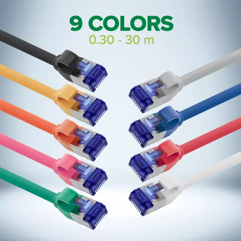InLine 74930 sieťový kábel sivý 30 m Cat6a S/FTP (S-STP)