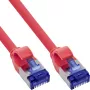 InLine 74900R sieťový kábel červený 10 m Cat6a S/FTP (S-STP)