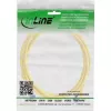 InLine 74901Y Slim patch kábel, Cat.6A, S/FTP, TPE (LSZH), flexibilný, PoE, žltý, 1 m