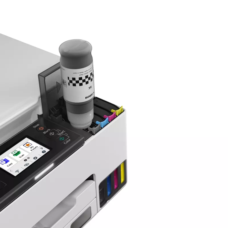 Multifunkčná atramentová tlačiareň Canon MAXIFY GX1050 — A4, farebná, 600 x 1200 DPI, Wi-Fi, Ethernet, duplex