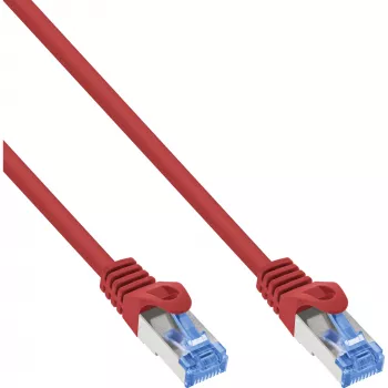 InLine 72602R sieťový kábel červený 2 m Cat6a S/FTP (S-STP)