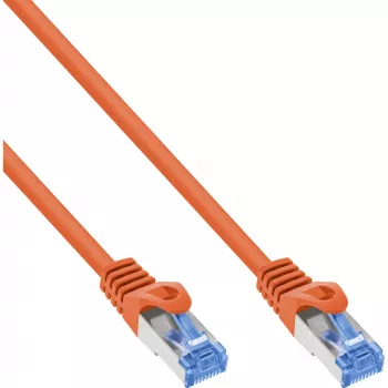 InLine 72614O sieťový kábel oranžový 1,5 m Cat6a S/FTP (S-STP)