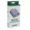 Audio adaptér InLine 33051E USB Type-A sivý 42mm x 30mm x 12mm