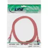 InLine 72601R sieťový kábel červený 1 m Cat6a S/FTP (S-STP)