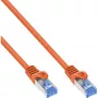InLine 72633O sieťový kábel oranžový 0,3 m Cat6a S/FTP (S-STP)