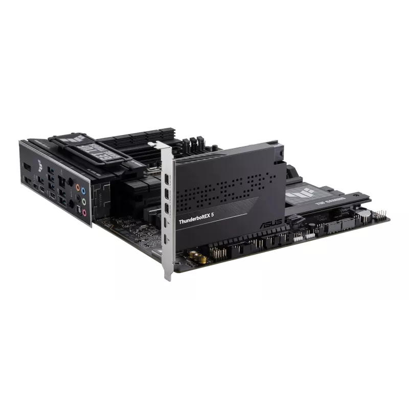 Rozhranie karta ASUS ThunderboltEX 5 — PCIe 4.0, Intel JHL9580, Mini DisplayPort, USB 2.0, 120 Gbit/s