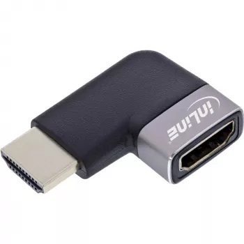 HDMI adaptér InLine 17991E čierny sivý pozlátený