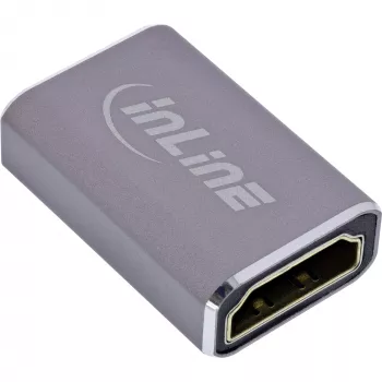 HDMI adaptér InLine 17991A sivý pozlátený