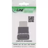 HDMI adaptér InLine 17991G čierny sivý pozlátený