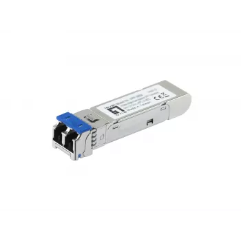 LevelOne 2,5Gbps Singlemode SFP transceiver, 20km, 1310nm, optické vlákno, 2500 Mbit/s, SFP, LC, 9/125 µm, 20000 m