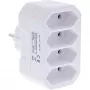 Napájací adaptér typ F typ C InLine 16471E biely