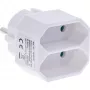 Napájací adaptér Type F Type C Euro konektor biela InLine 16471D