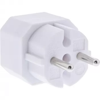 Napájací adaptér typ F typ C Euro konektor biely InLine 16471D