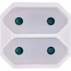 Napájací adaptér typ F typ C Euro konektor biely InLine 16471D