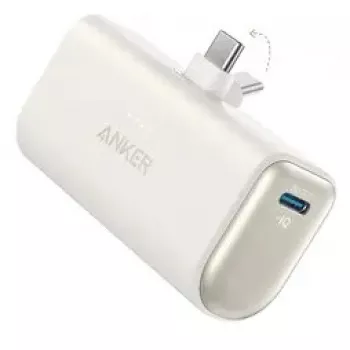 Powerbank Anker A1653021, 5 mAh, Power Delivery, 2× USB-C, 18 W, 3 A, béžová