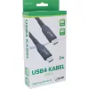InLine 35902A USB kábel USB4 Gen 3x2 2 m USB C čierny