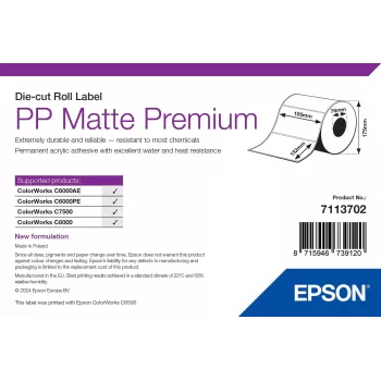 Epson 7113702 tlačiarenská etiketa biela samolepiaca tlačiarenská etiketa