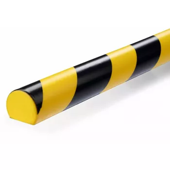 DURABLE S30R Ochranný profil povrchov, žltý/čierny, samolepiaci, 1 m