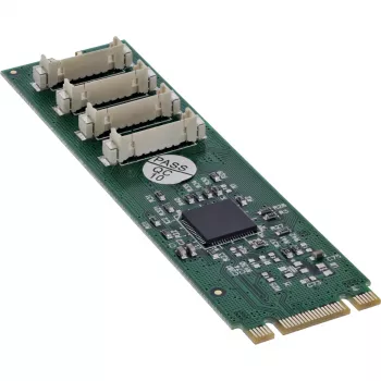 InLine 76660W interný sériový adaptér M.2 konektor samec ASIX AX99100 4 Gbit/s